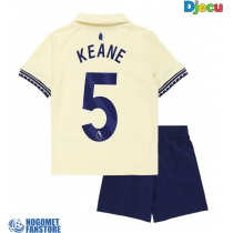 Everton Michael Keane #5 Gostujuci Dres za djecu 2025-26 Kratak Rukav (+ Kratke hlače)